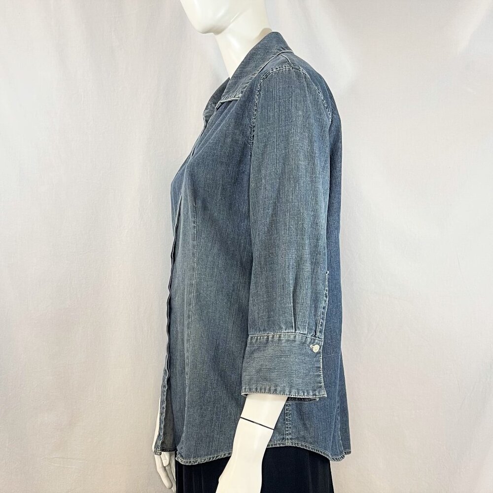 Denim Shirt | Chico's - Picture 3 of 9